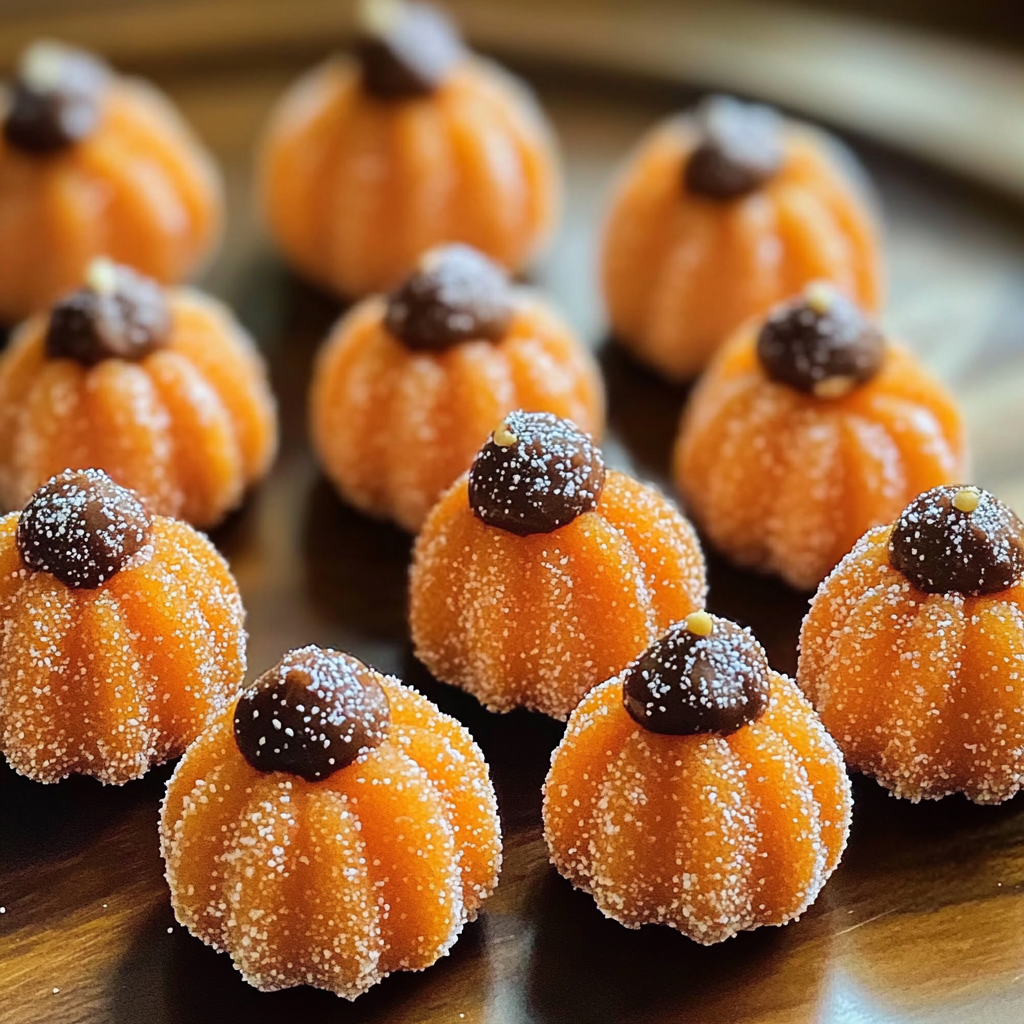 Recipe preparation for Pumpkin Cheesecake Truffles