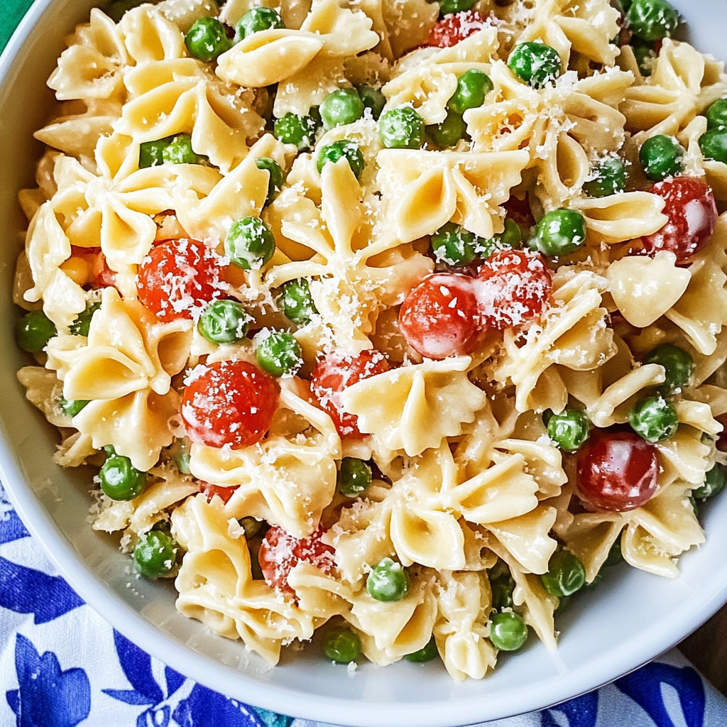Recipe preparation for Creamy Pasta Salad