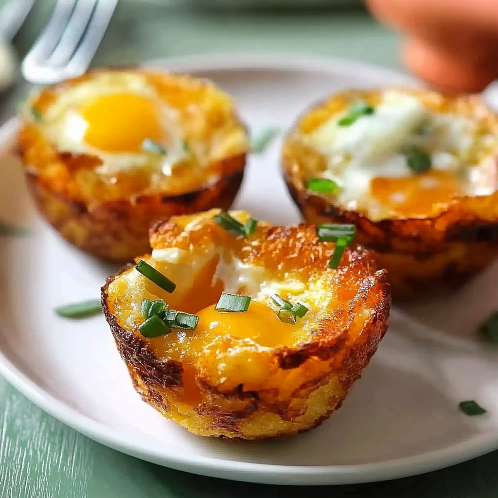 Recipe preparation for Hash Brown Egg Cups