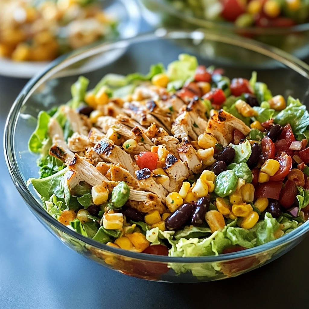 Recipe preparation for Zesty Southwest Chicken Salad: A Flavor-Packed, Easy-to-Make Favorite
