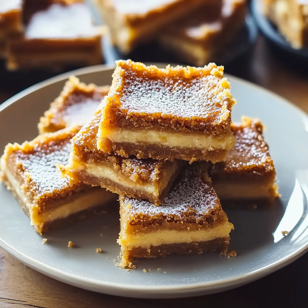 Recipe preparation for Pumpkin Pie Bars
