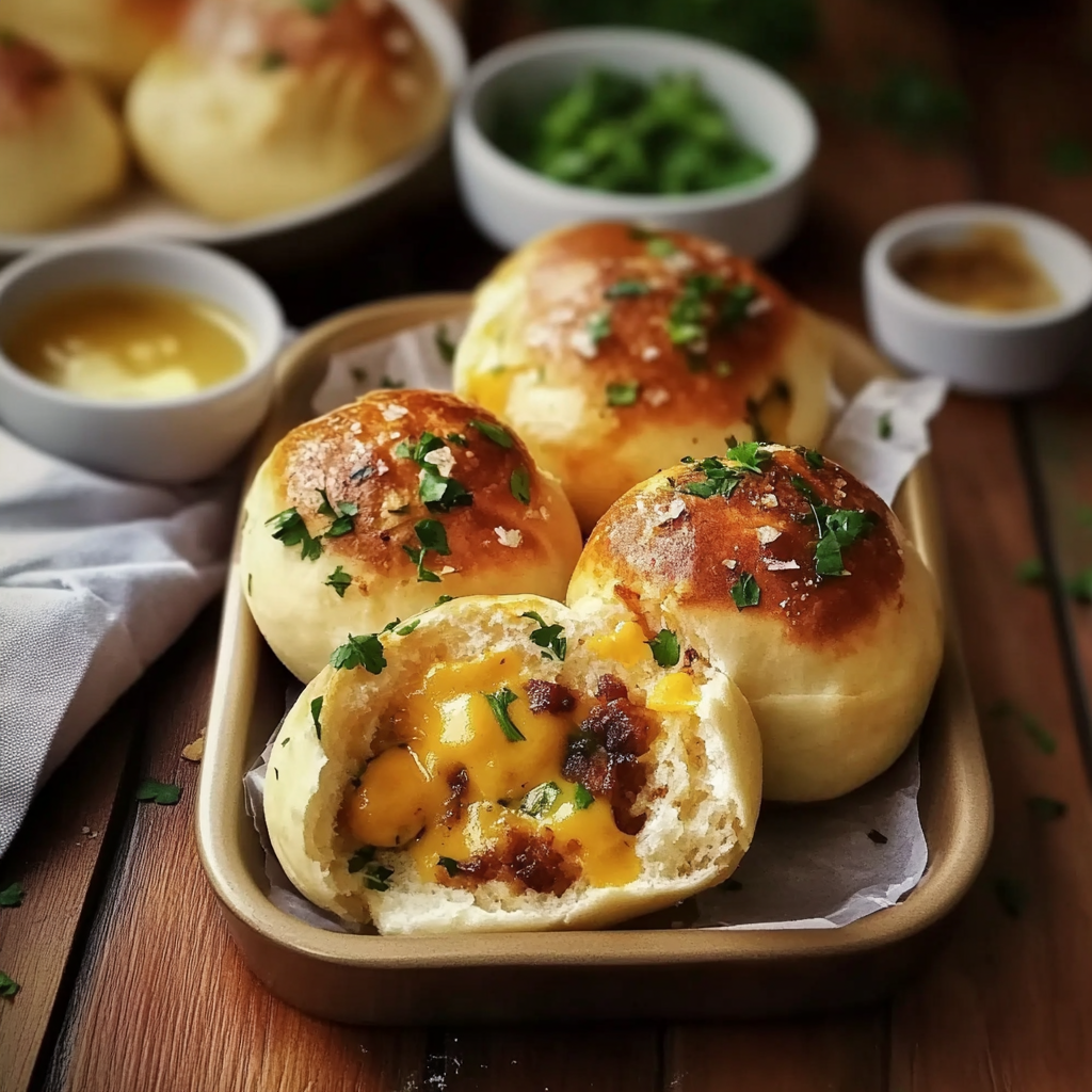 Recipe preparation for Breakfast Bombs