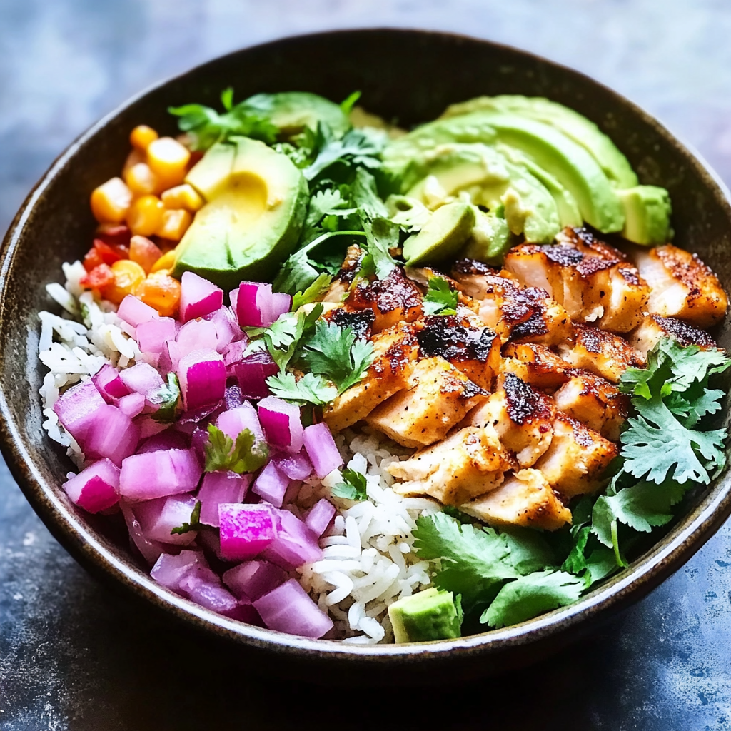 Recipe preparation for Baja Fish Taco Bowls