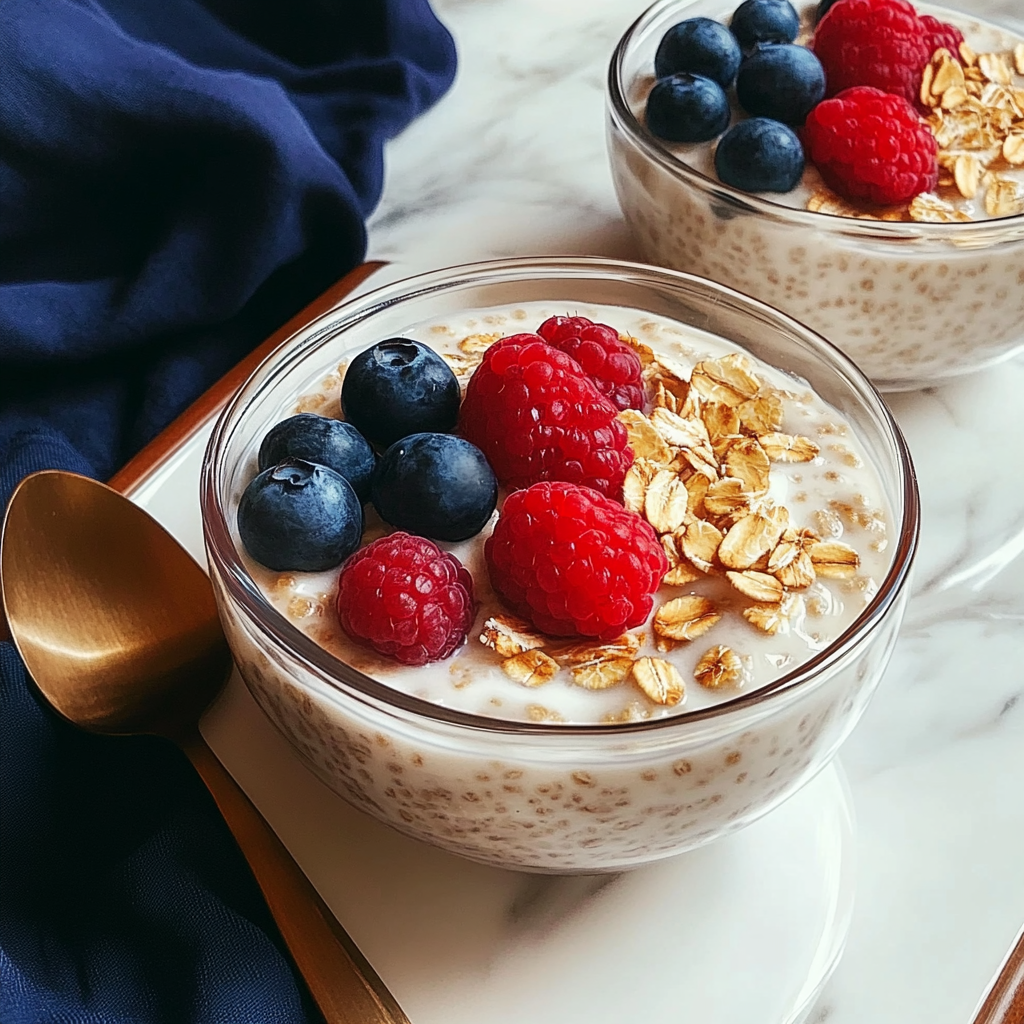 Recipe preparation for Creamy and Delicious Overnight Oats