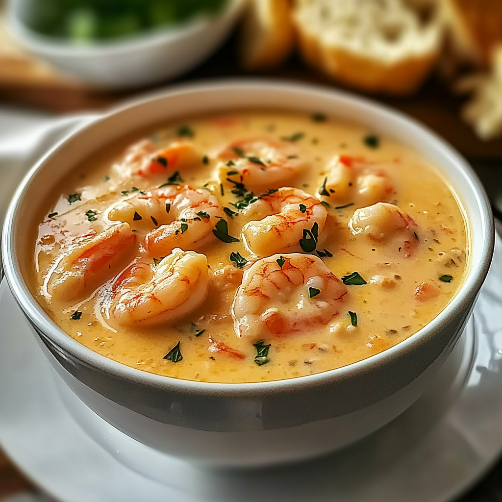 Recipe preparation for Crab and Shrimp Seafood Bisque