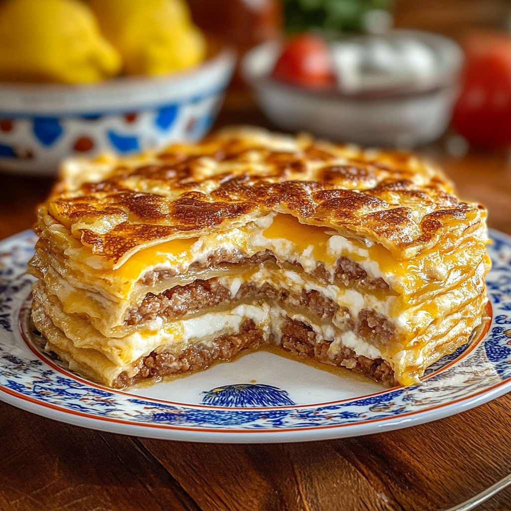 Recipe preparation for Pancake Sausage Casserole