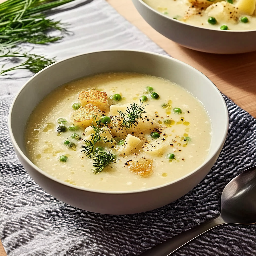 Recipe preparation for Slow Cooker Potato Leek Soup