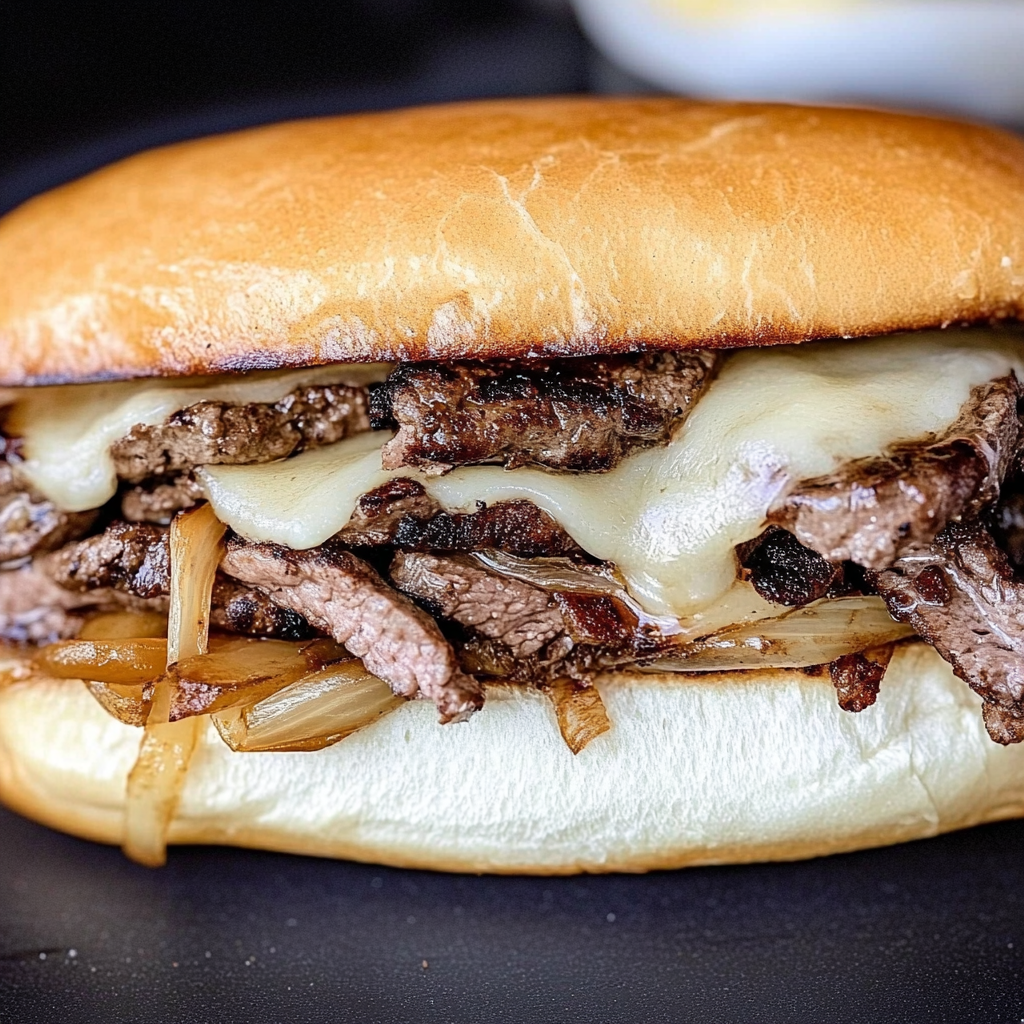 Recipe preparation for Steak Sandwich