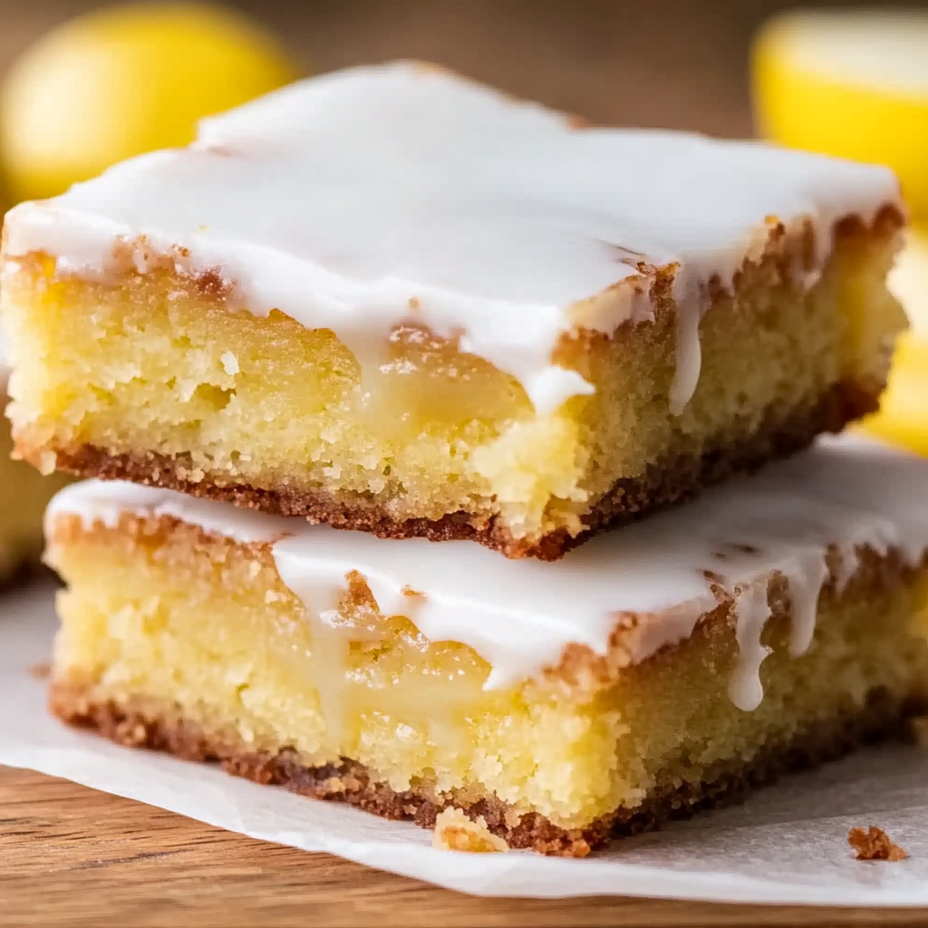 Recipe preparation for Easy Lemon Brownies