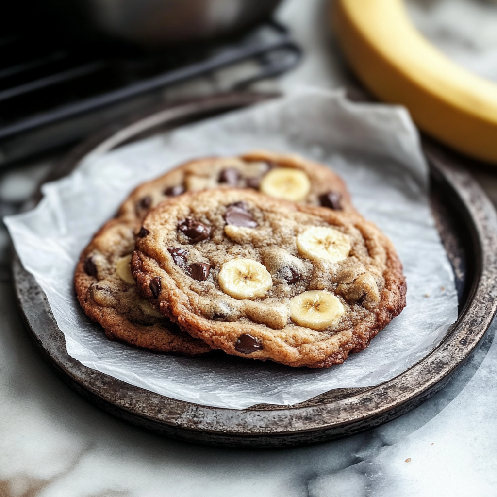 Recipe preparation for Banana Bread Cookies