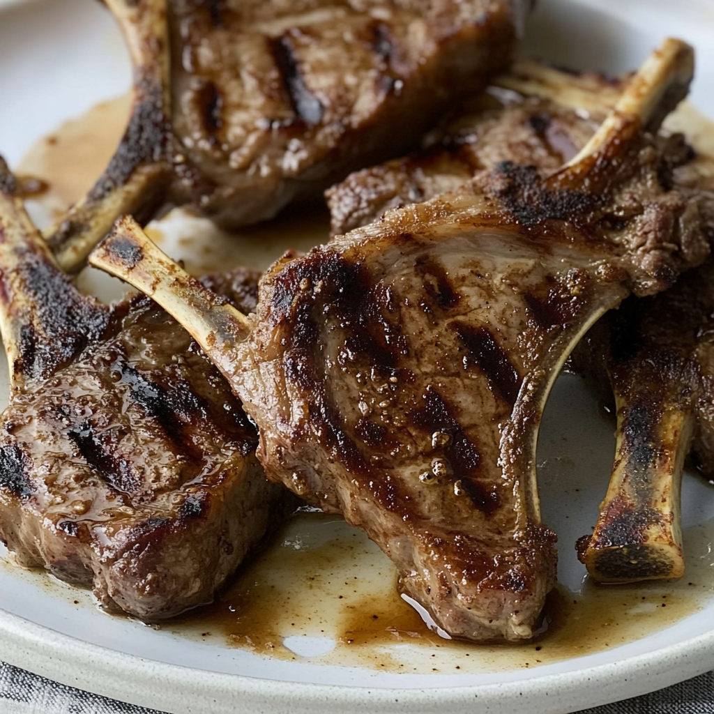Recipe preparation for Simple Grilled Lamb Chops