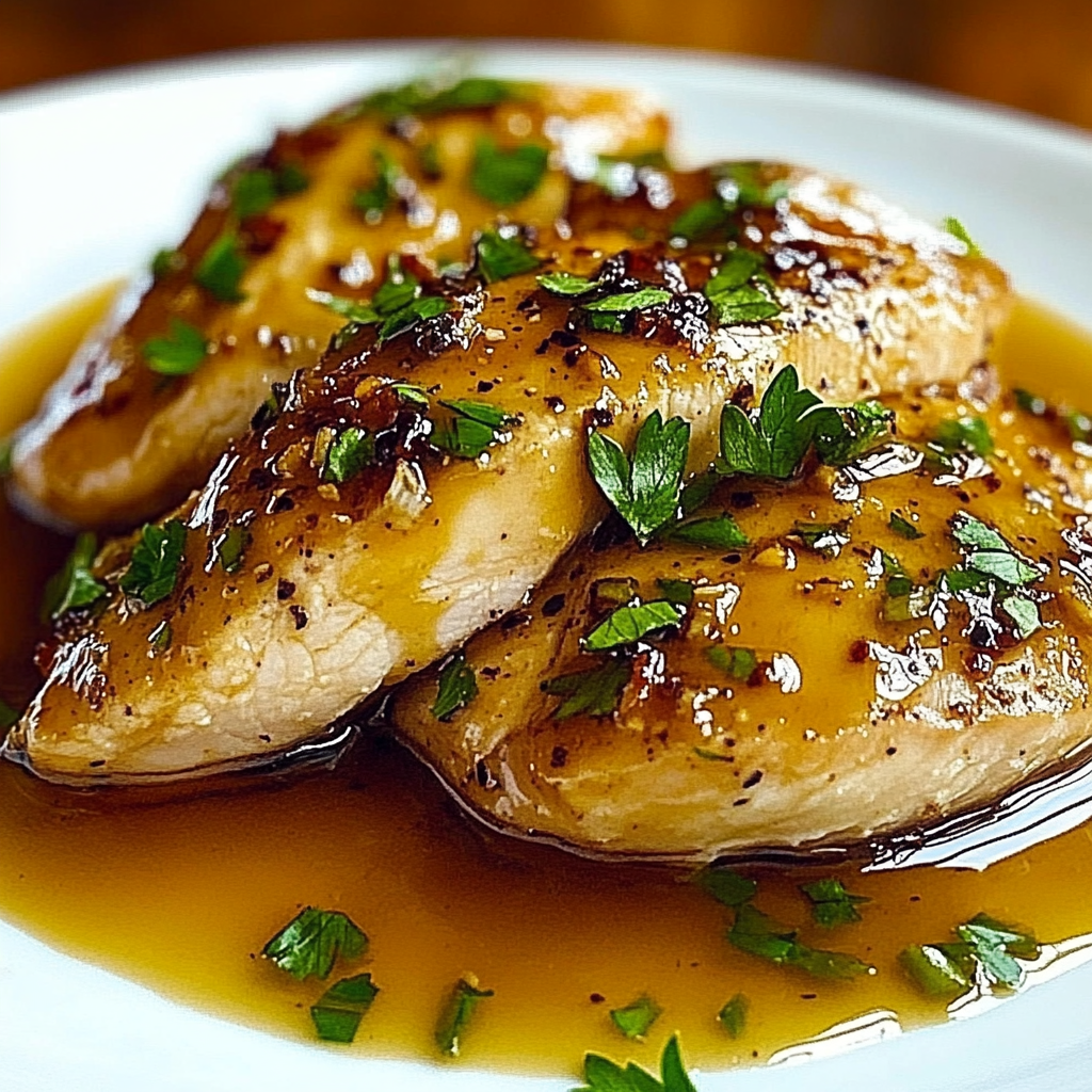 Recipe preparation for Honey Mustard Chicken