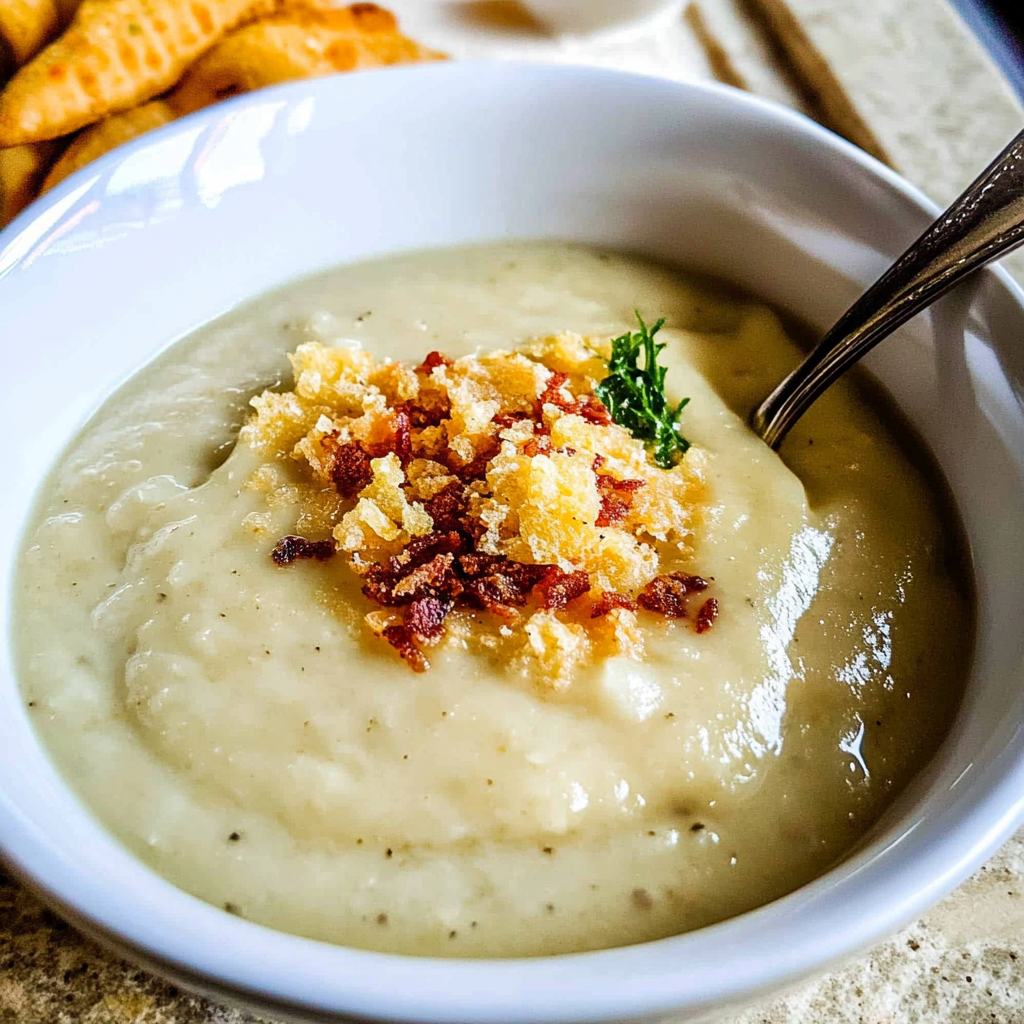 Recipe preparation for Parsnip Potato Soup