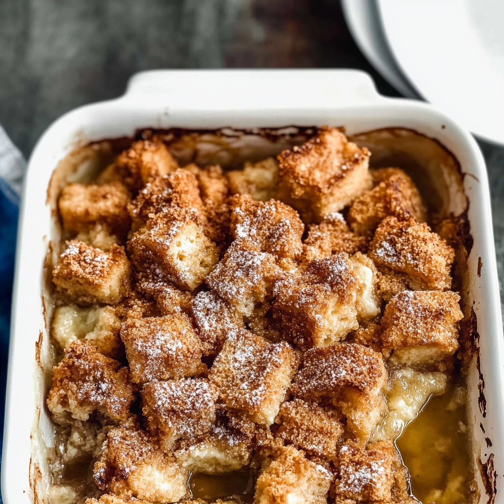 Recipe preparation for French Toast Casserole