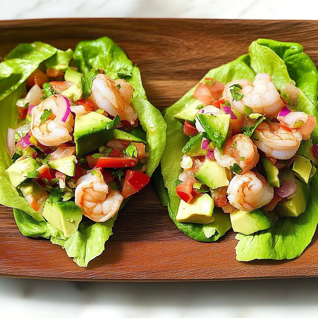Recipe preparation for Shrimp Avocado Salad