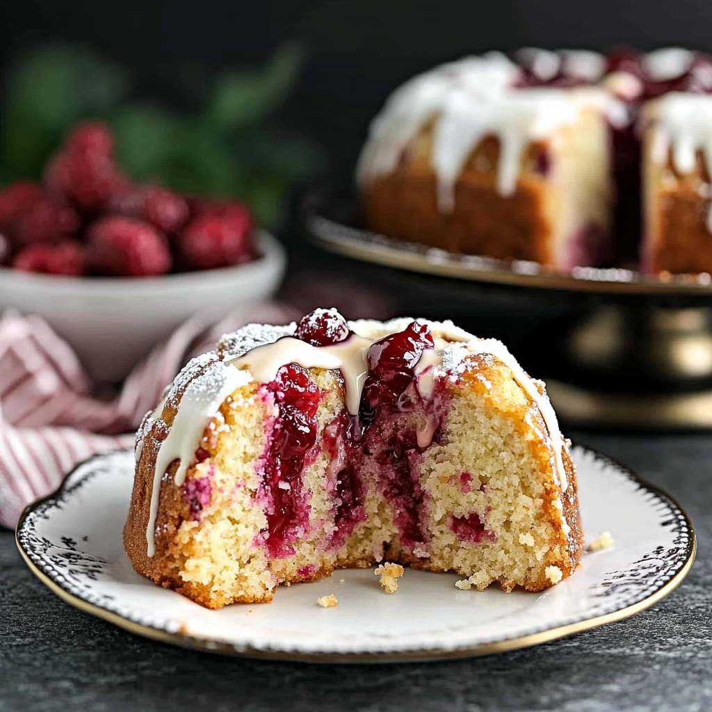 Recipe preparation for Cranberry Swirl Coffee Cake