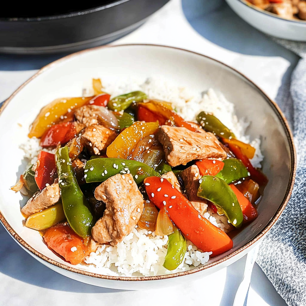 Recipe preparation for Sweet Chili Winter Stir Fry