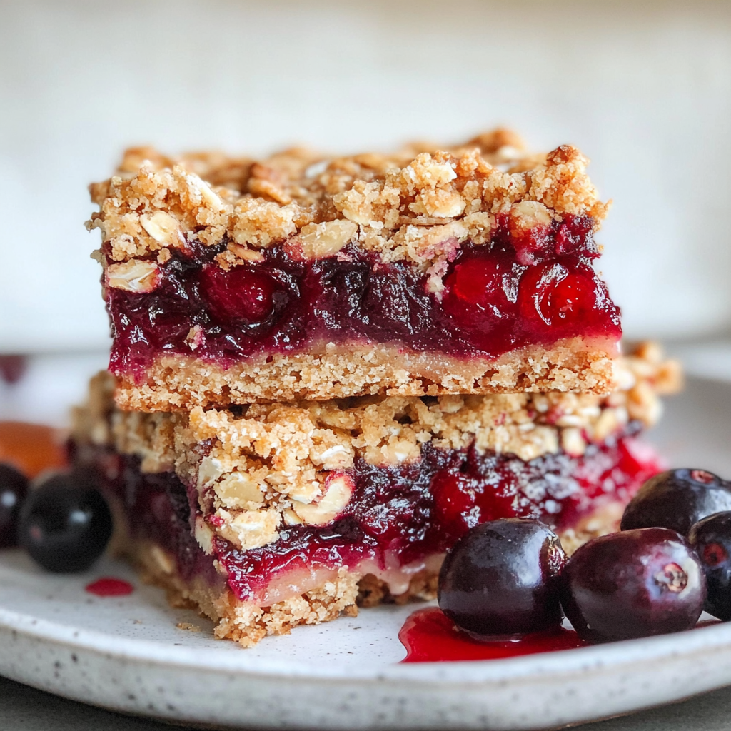 Recipe preparation for Cranberry Orange Oat Bars
