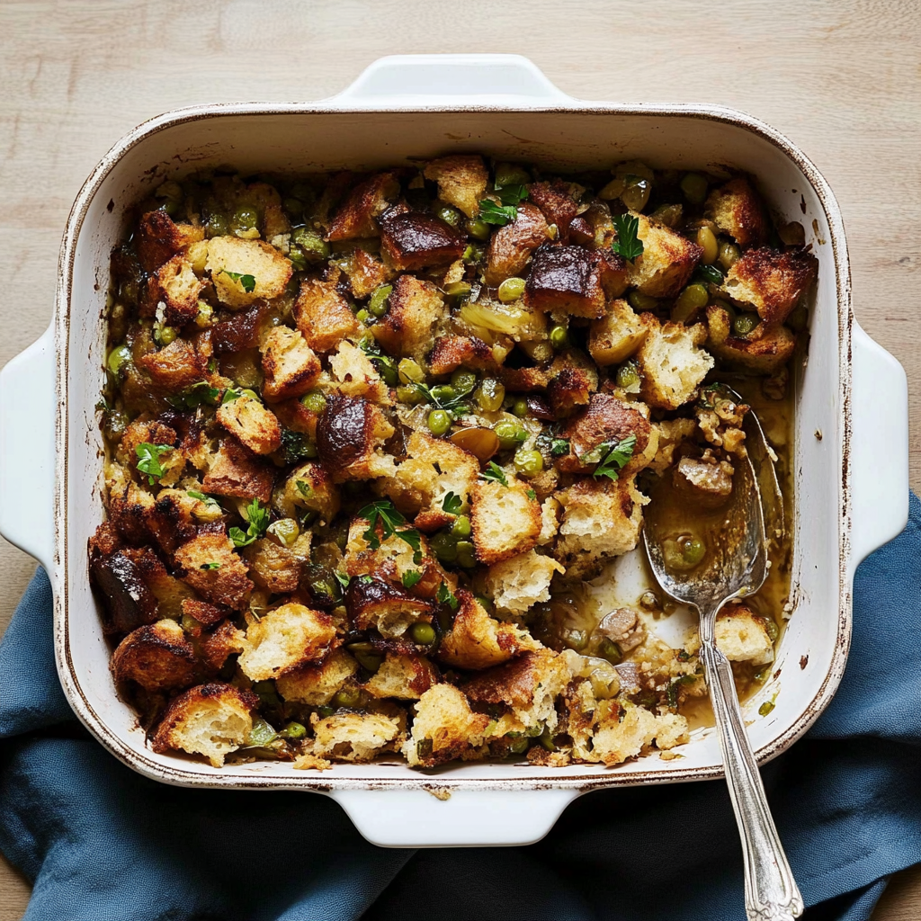 Recipe preparation for Chestnut Stuffing