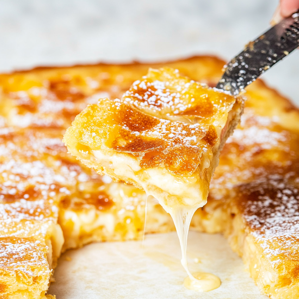 Recipe preparation for Ham & Cheese Thanksgiving Breakfast Squares