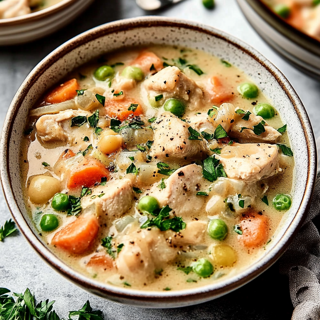 Recipe preparation for Winter Herb Chicken Stew