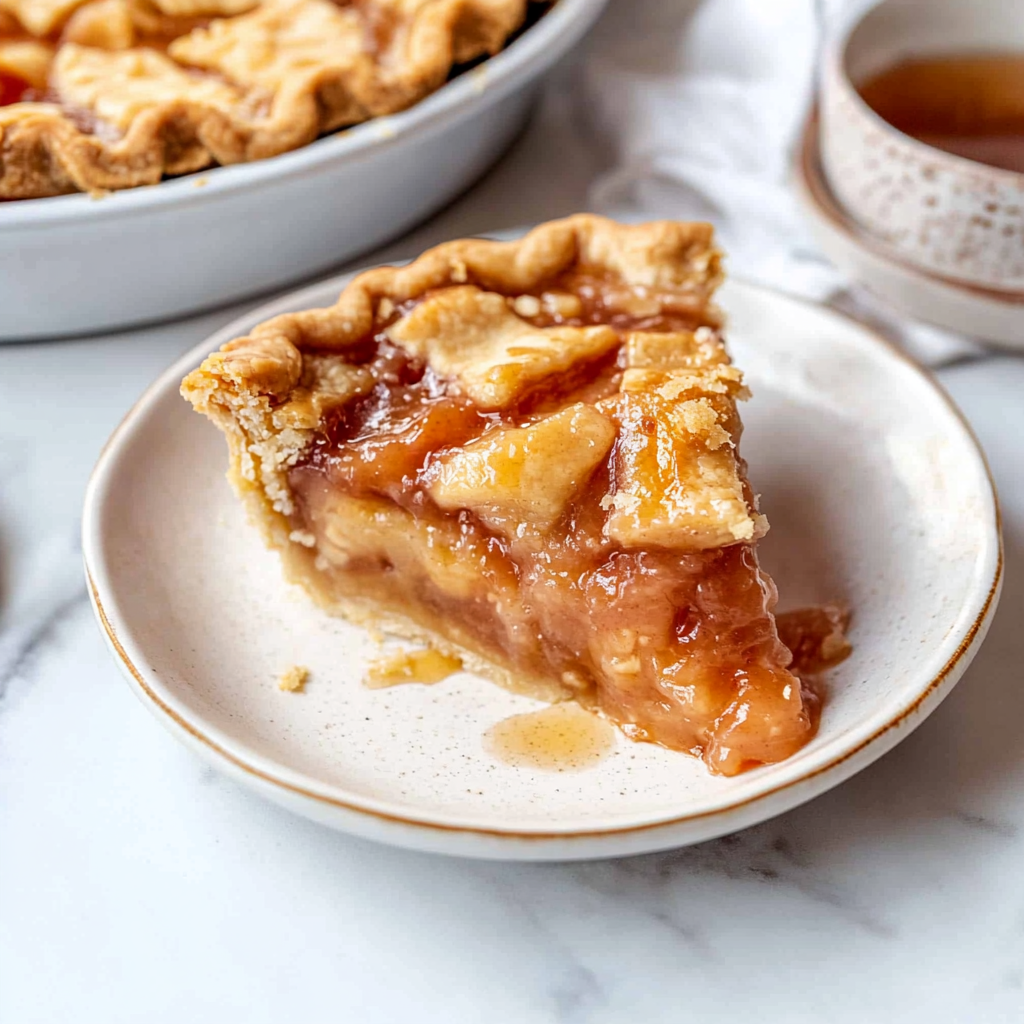 Recipe preparation for Pear Pie