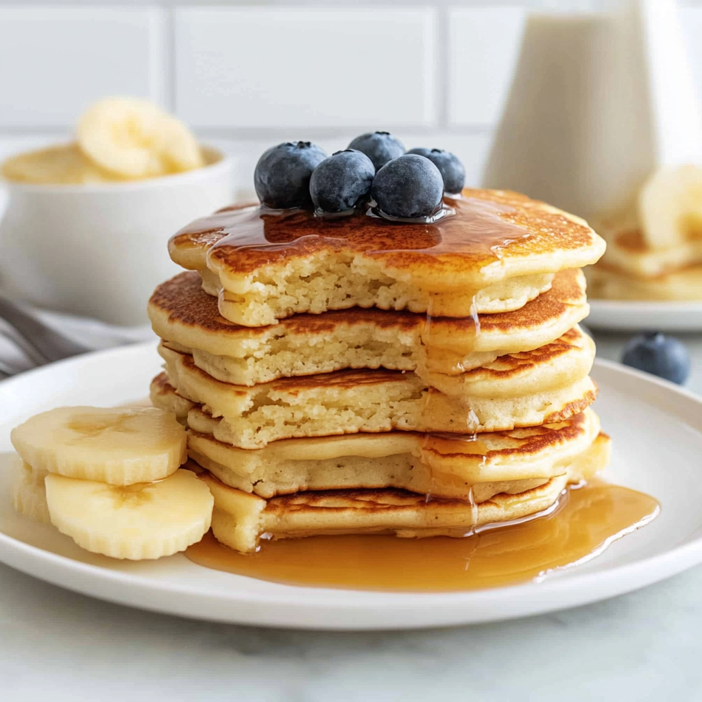 Recipe preparation for Buttermilk Pancakes