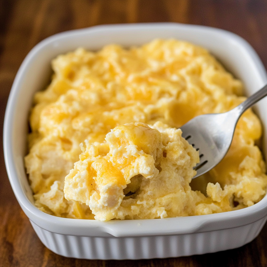 Recipe preparation for Oven Scrambled Eggs