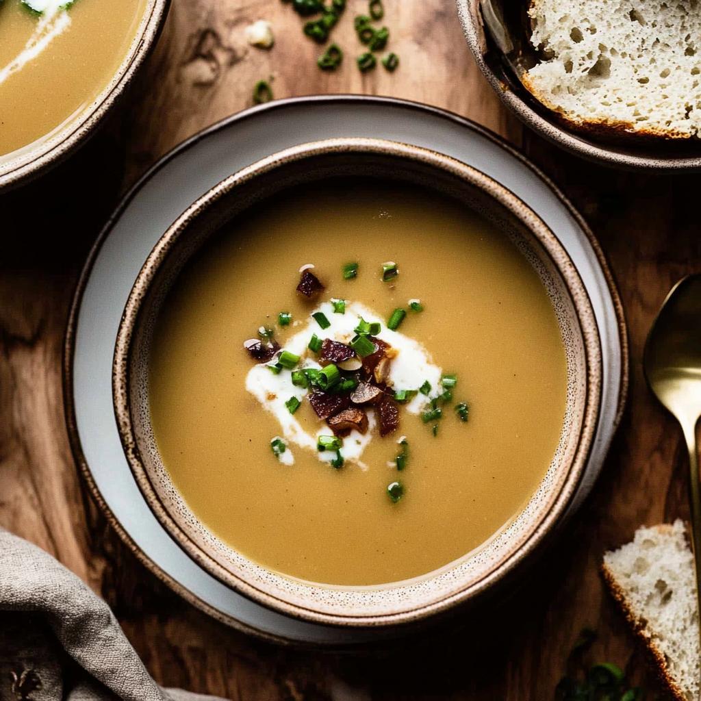 Recipe preparation for Roasted Chestnut Soup