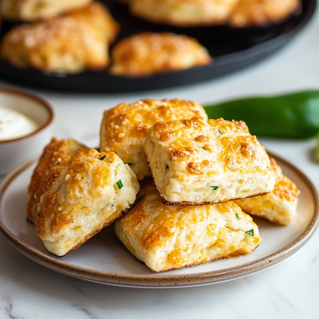 Recipe preparation for Savory Winter Scone Bites with Cheddar