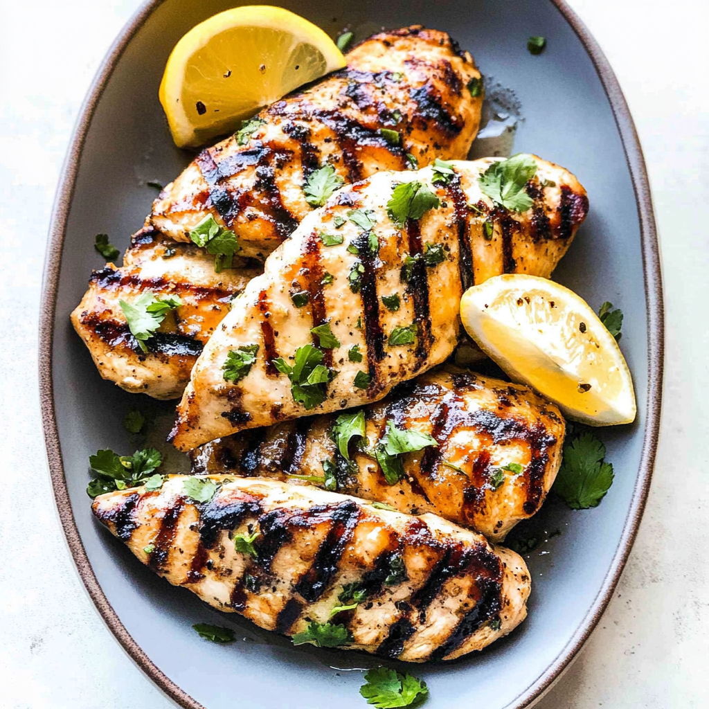 Recipe preparation for Greek Yogurt Chicken Marinade with Lemon & Herbs