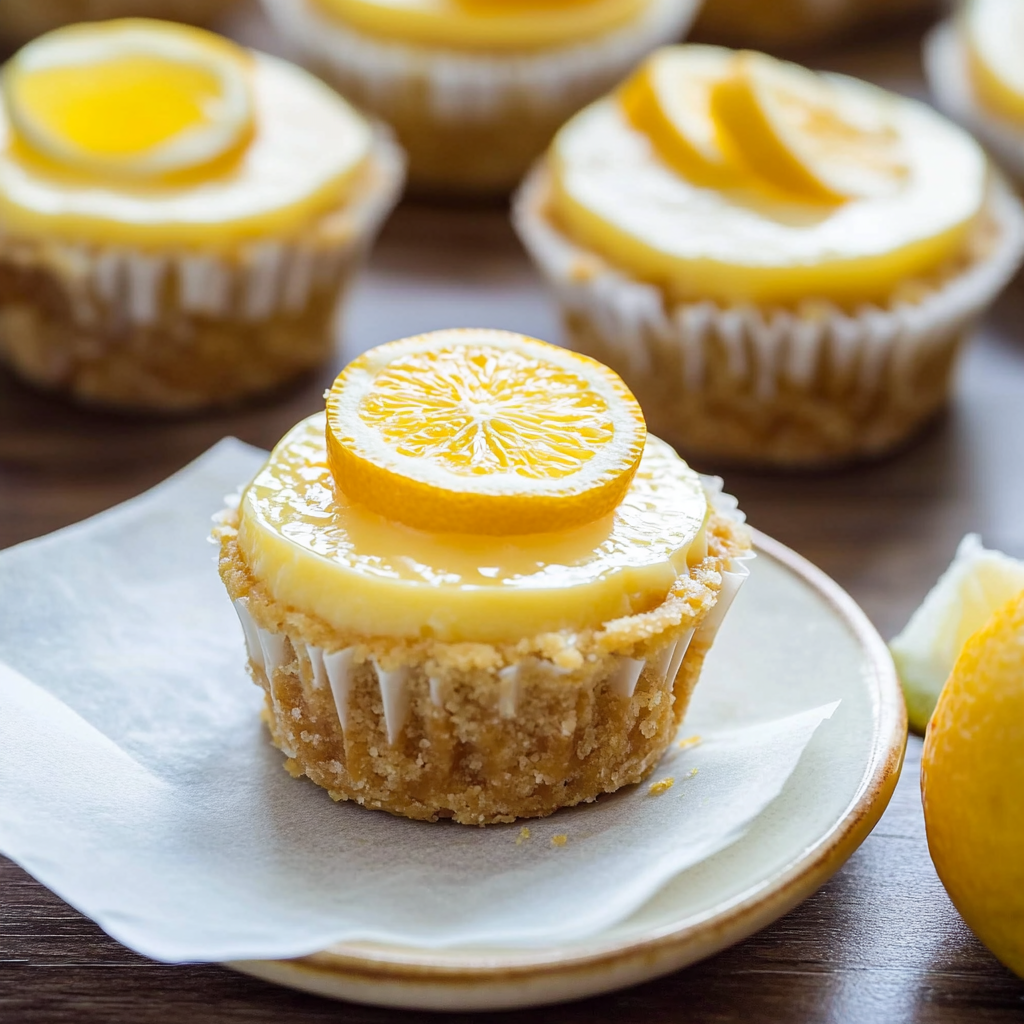 Recipe preparation for Mini Ricotta Cheesecake Cups with Citrus Zest