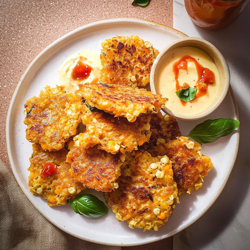 Recipe preparation for Cinnamon Butter Corn Fritter Bites