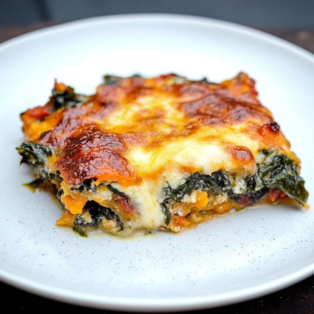 Recipe preparation for Sweet Potato & Swiss Chard Bake