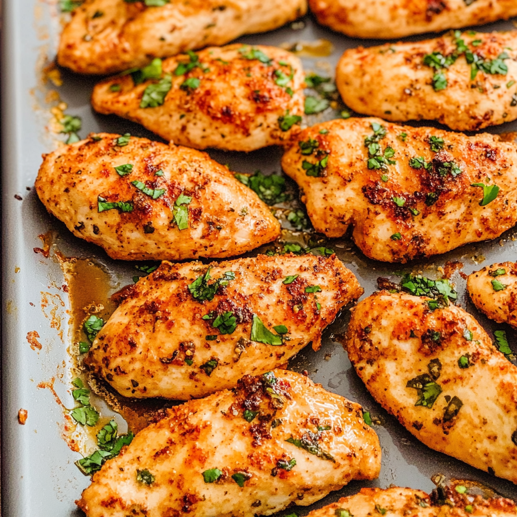 Recipe preparation for Baked Chicken Tenders