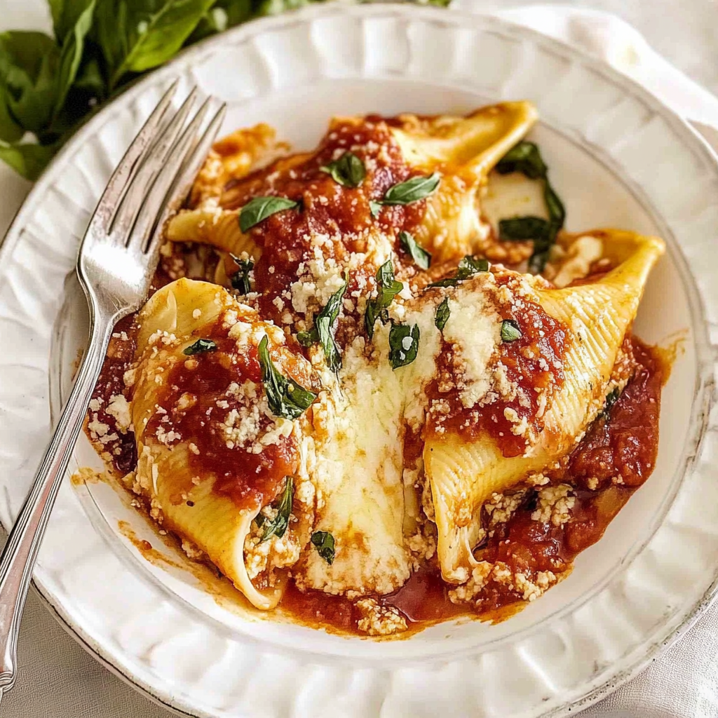 Recipe preparation for Stuffed Shells
