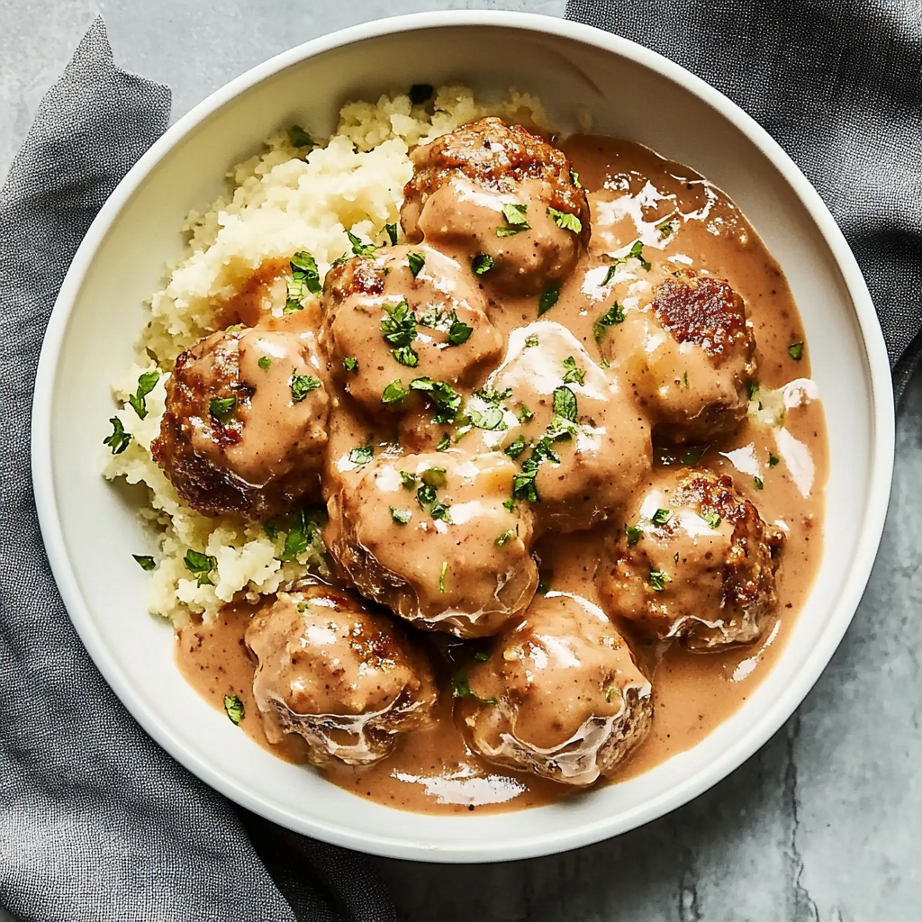 Recipe preparation for Swedish Meatballs