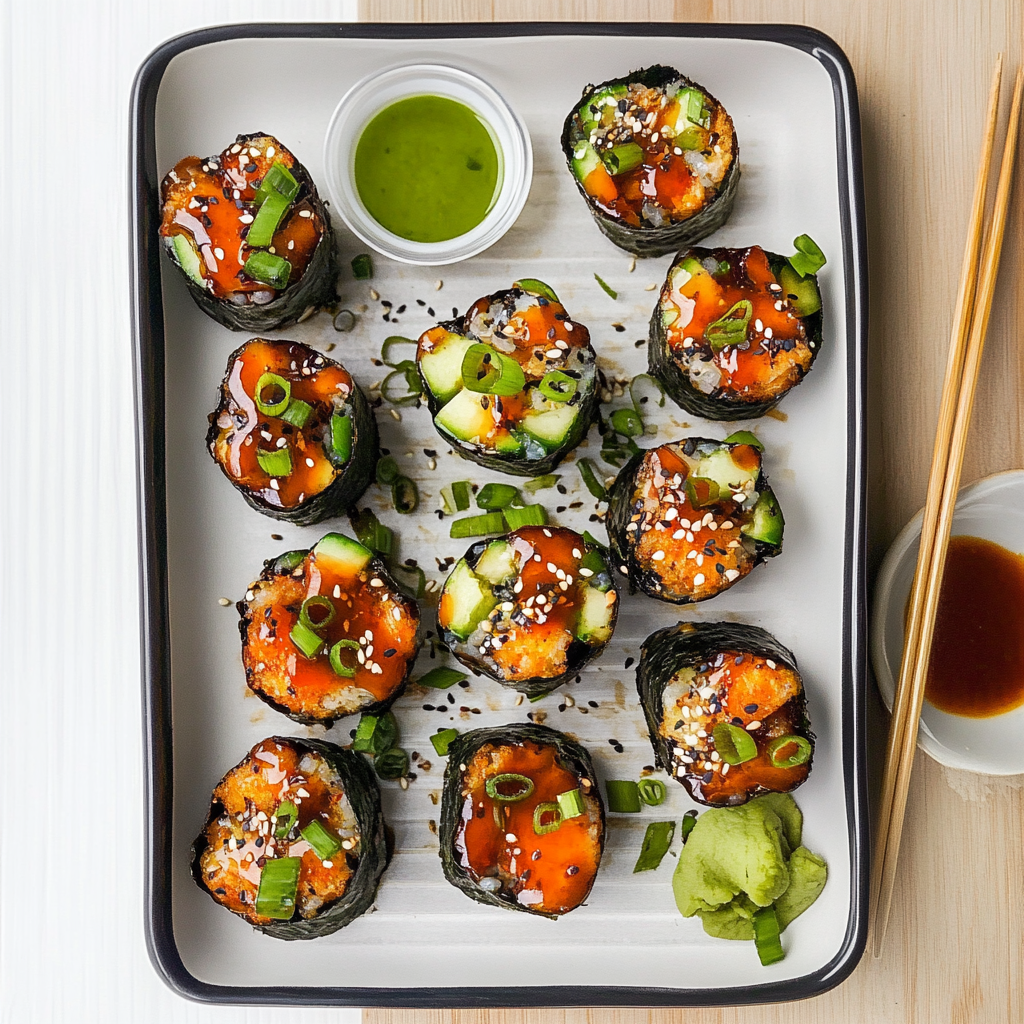 Recipe preparation for Sushi Bake Cups