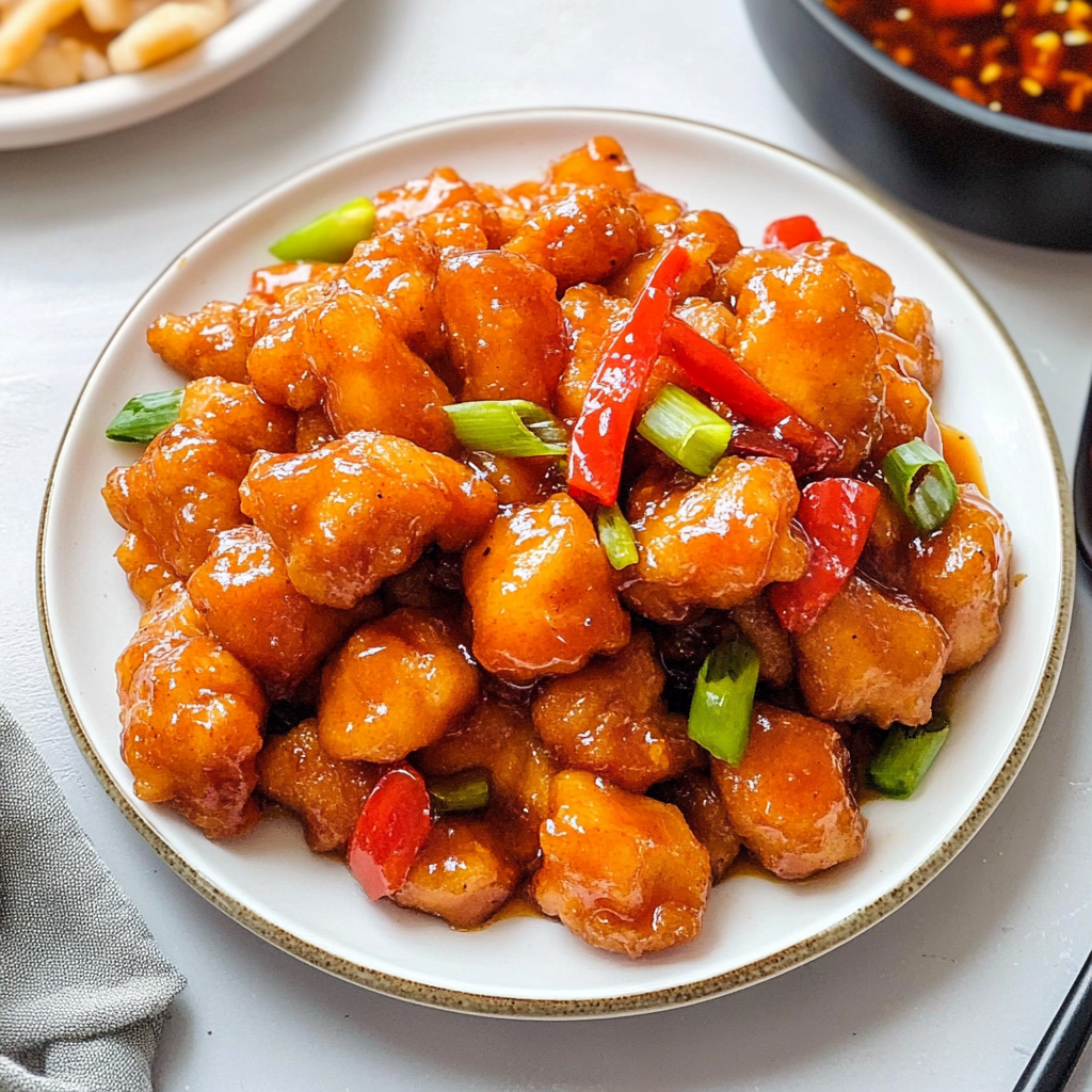 Recipe preparation for Sweet and Sour Chicken Hong Kong Style