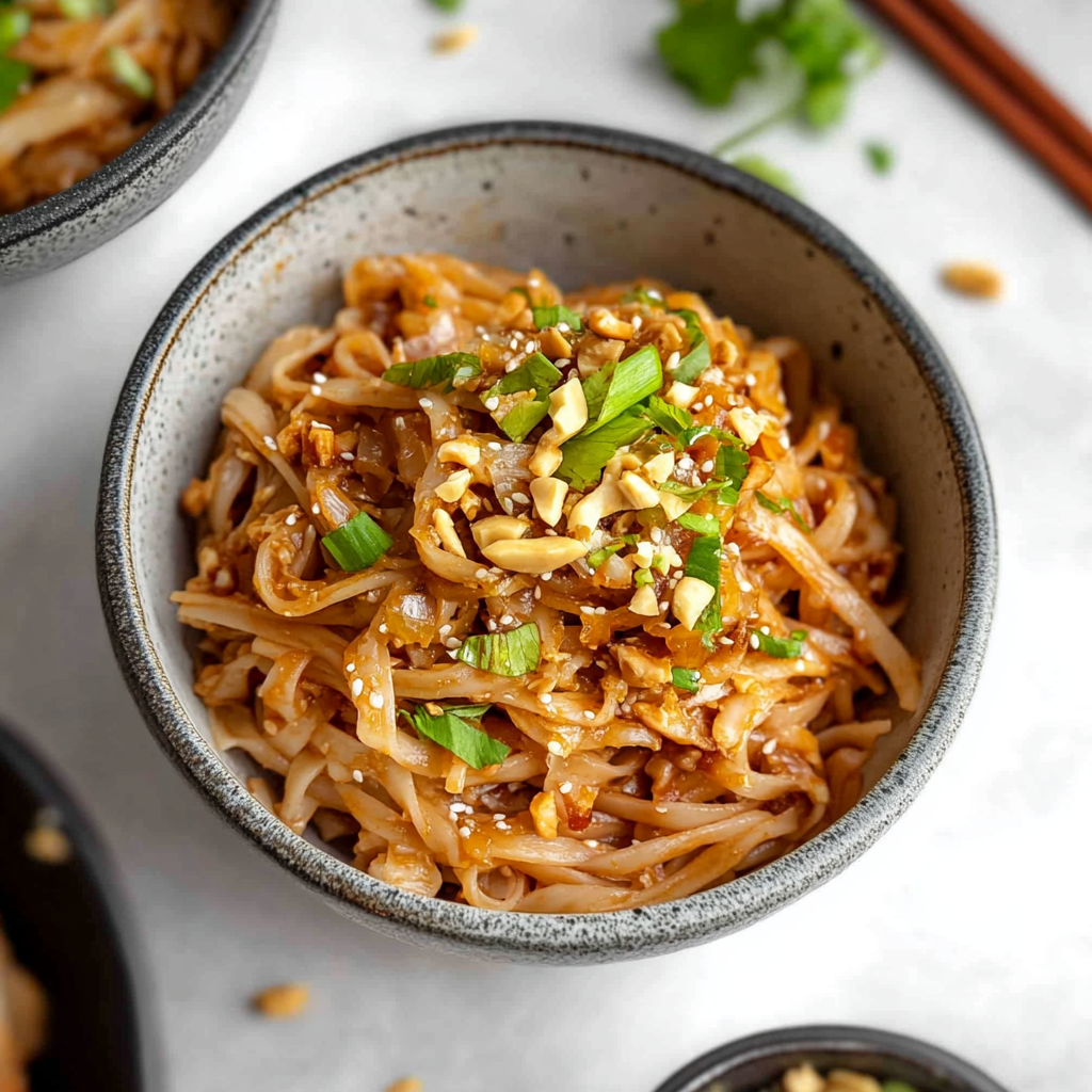 Recipe preparation for Spicy Peanut Butter Noodles