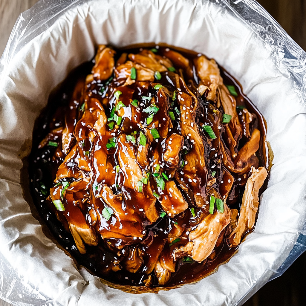 Recipe preparation for Slow Cooker Hoisin Chicken