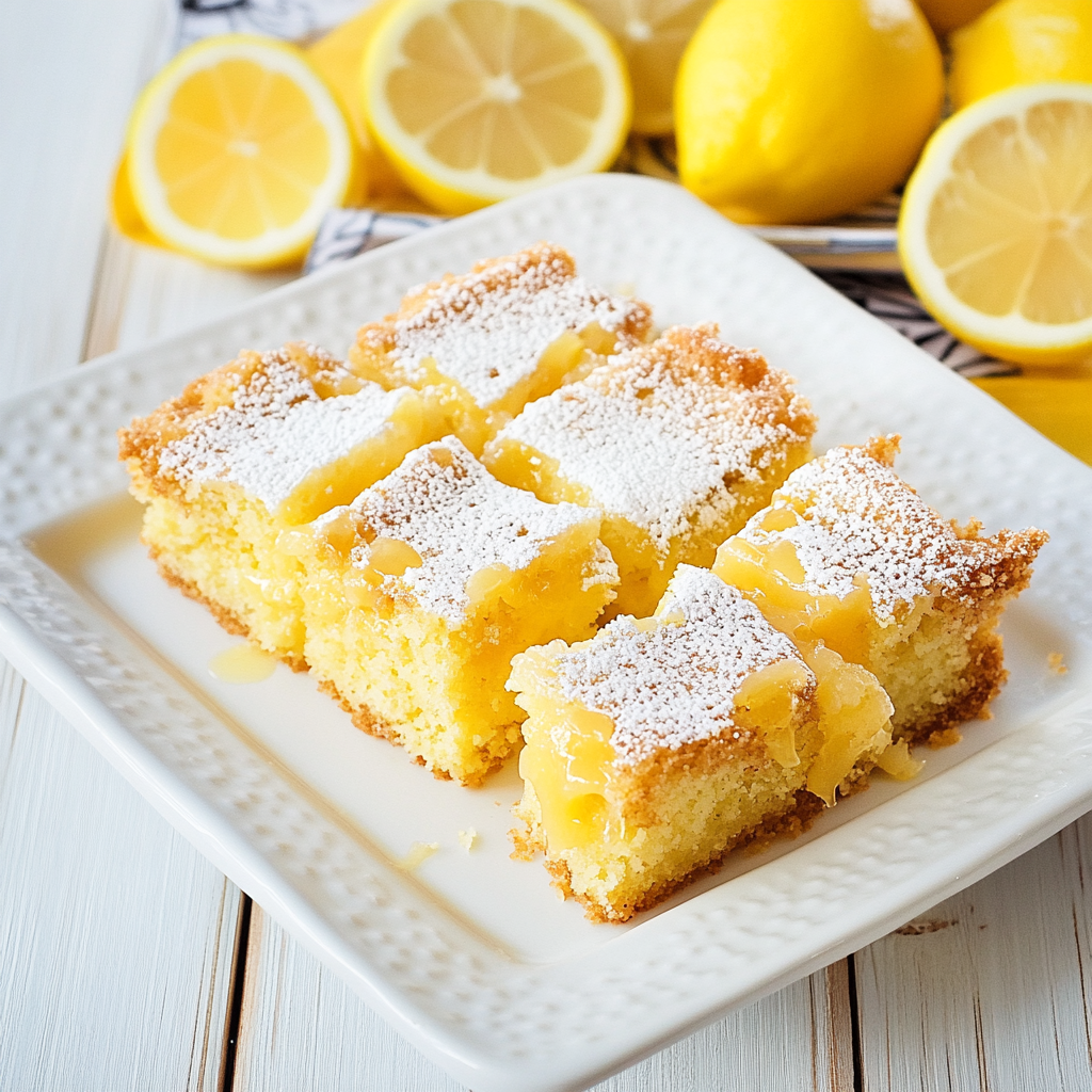 Recipe preparation for Lemon Butter Cake