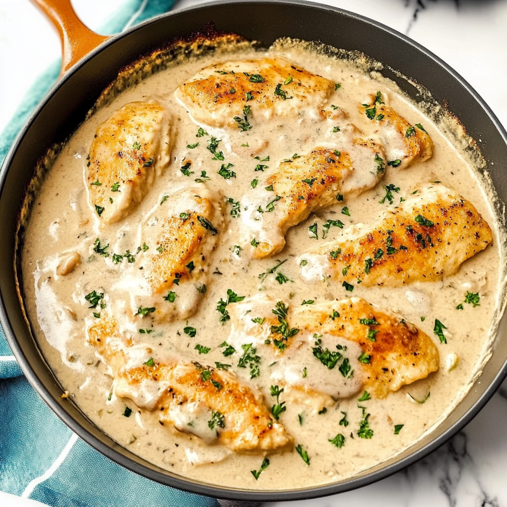 Recipe preparation for Cream Cheese Chicken Bake