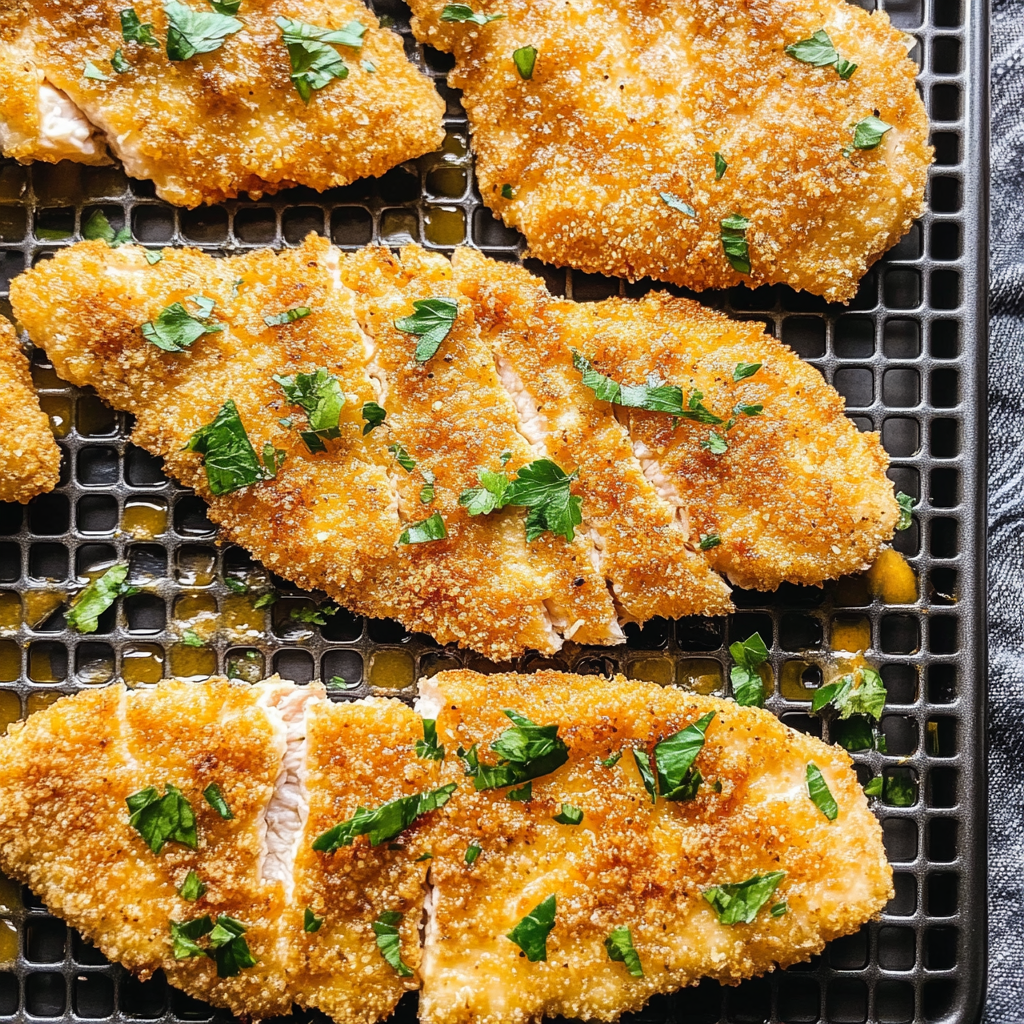 Recipe preparation for Easy Baked Chicken Cutlets
