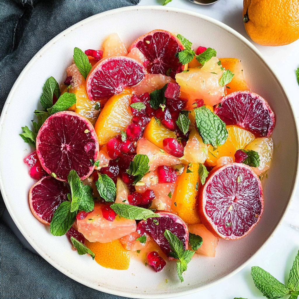 Recipe preparation for Citrus Salad