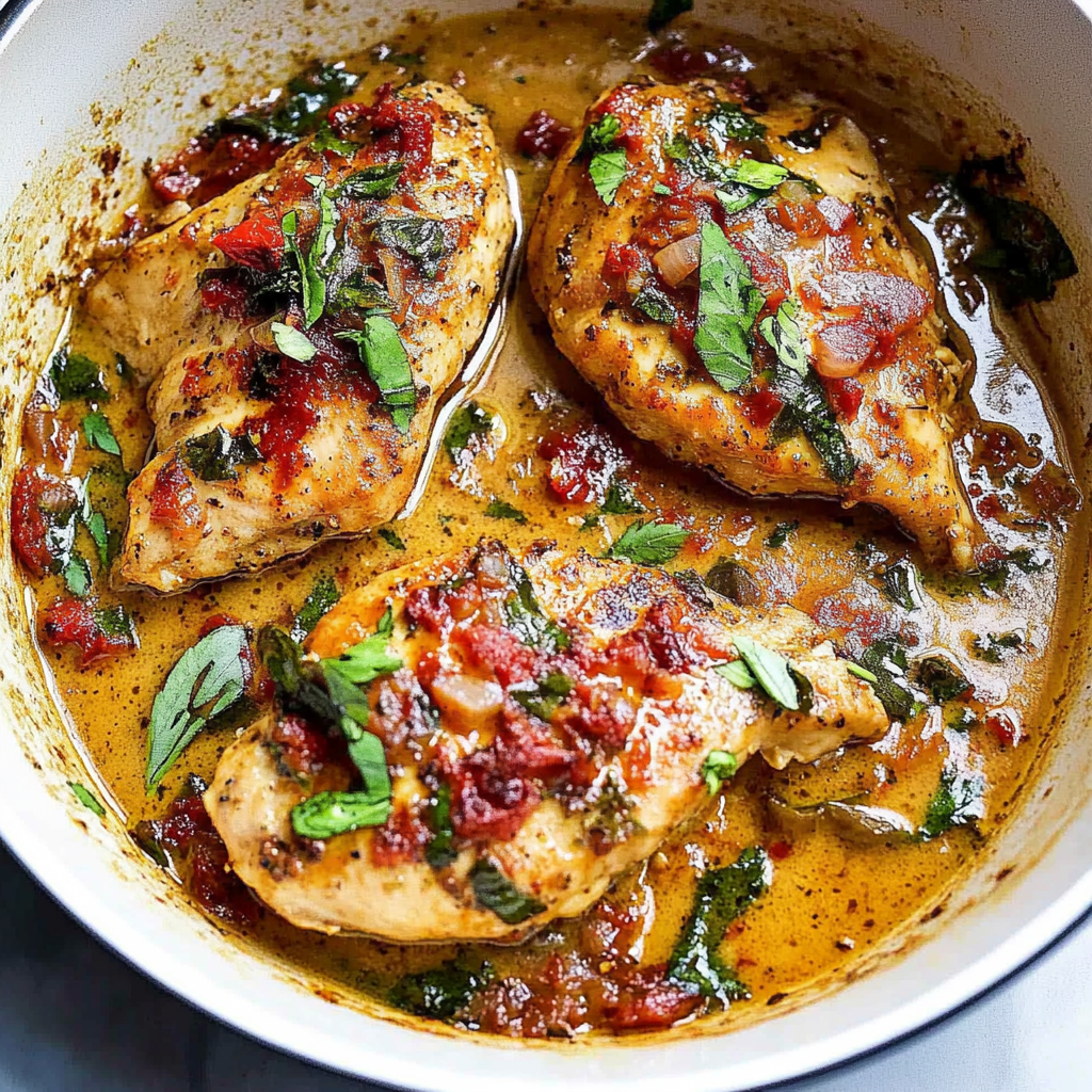 Recipe preparation for Marry Me Chicken