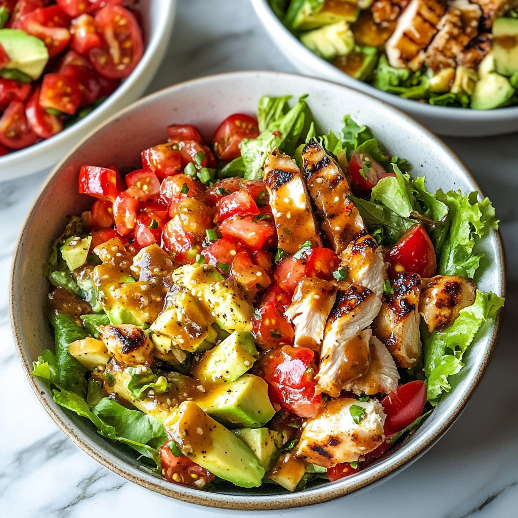 Recipe preparation for Honey Mustard Chicken Salad