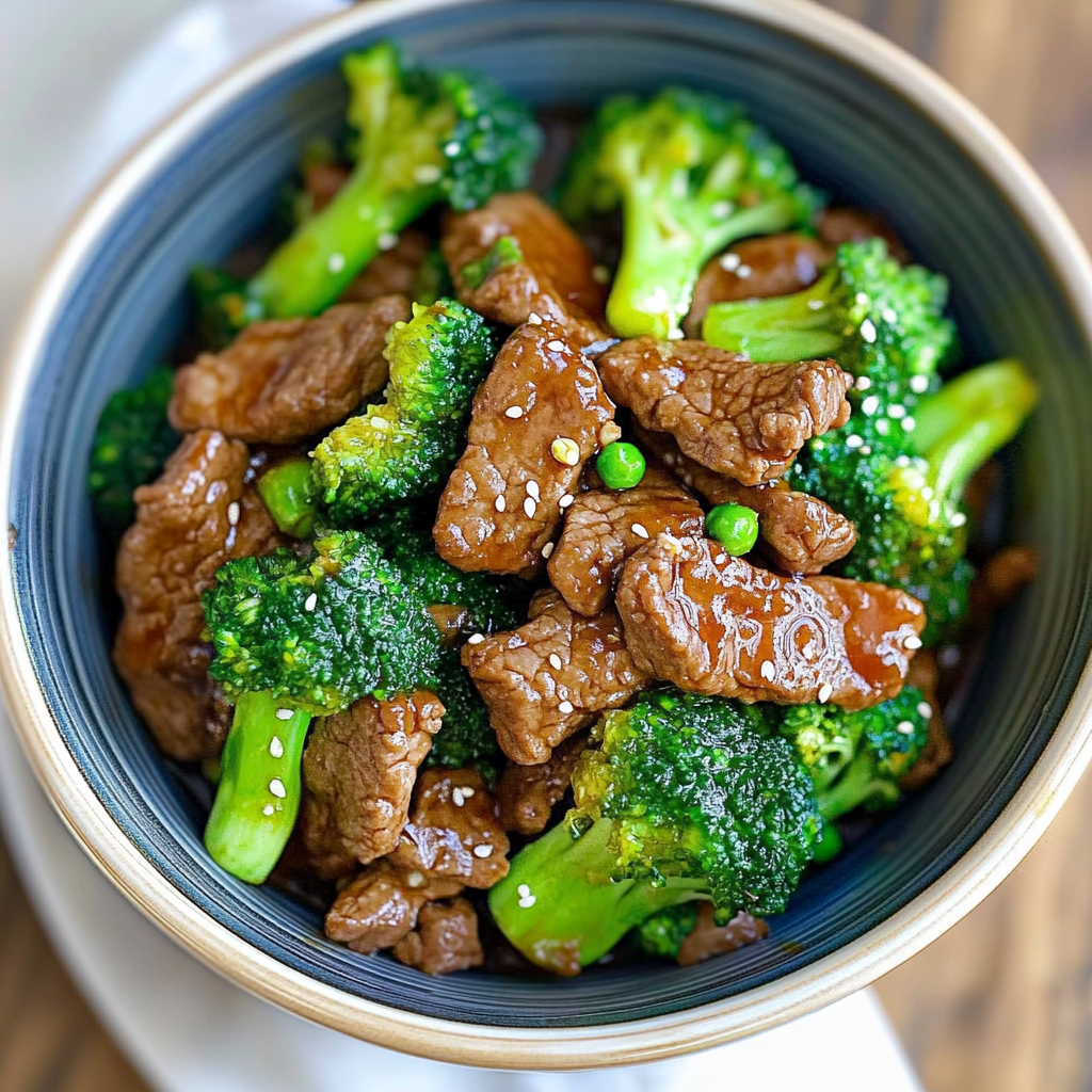 Recipe preparation for Beef Stir Fry with Broccoli