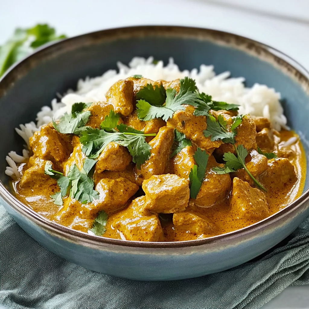 Recipe preparation for Chicken Curry