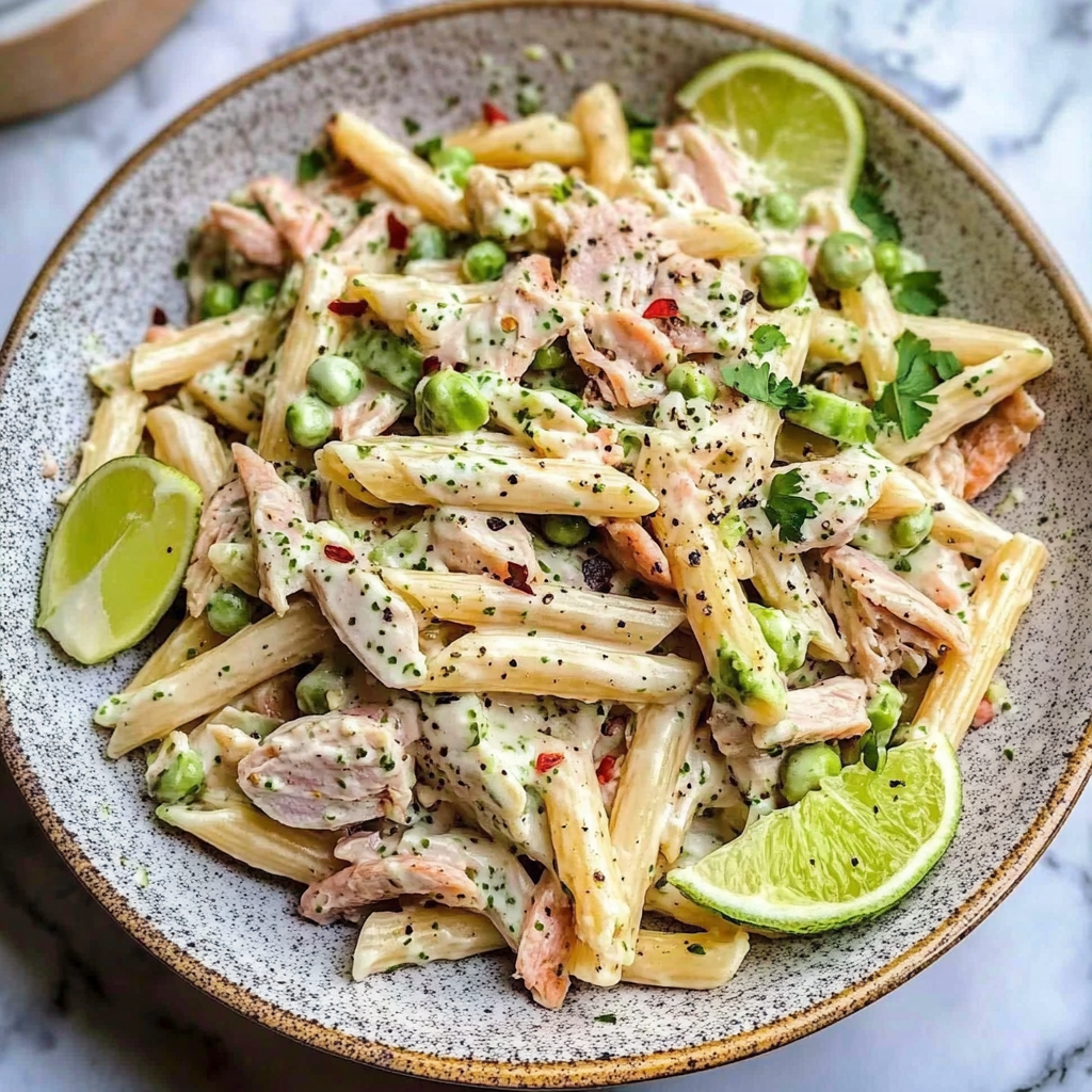 Recipe preparation for Tuna Pasta Salad